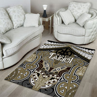 Aotearoa Iwi Waikato Tainui Area Rug Maori Kowhaiwhai Pattern LT19 - Polynesian Pride