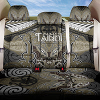 Aotearoa Iwi Waikato Tainui Back Car Seat Cover Maori Kowhaiwhai Pattern LT19 One Size Dark Yellow - Polynesian Pride