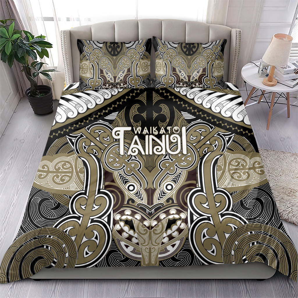 Aotearoa Iwi Waikato Tainui Bedding Set Maori Kowhaiwhai Pattern LT19 - Polynesian Pride