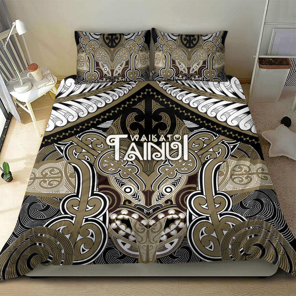 Aotearoa Iwi Waikato Tainui Bedding Set Maori Kowhaiwhai Pattern LT19 - Polynesian Pride