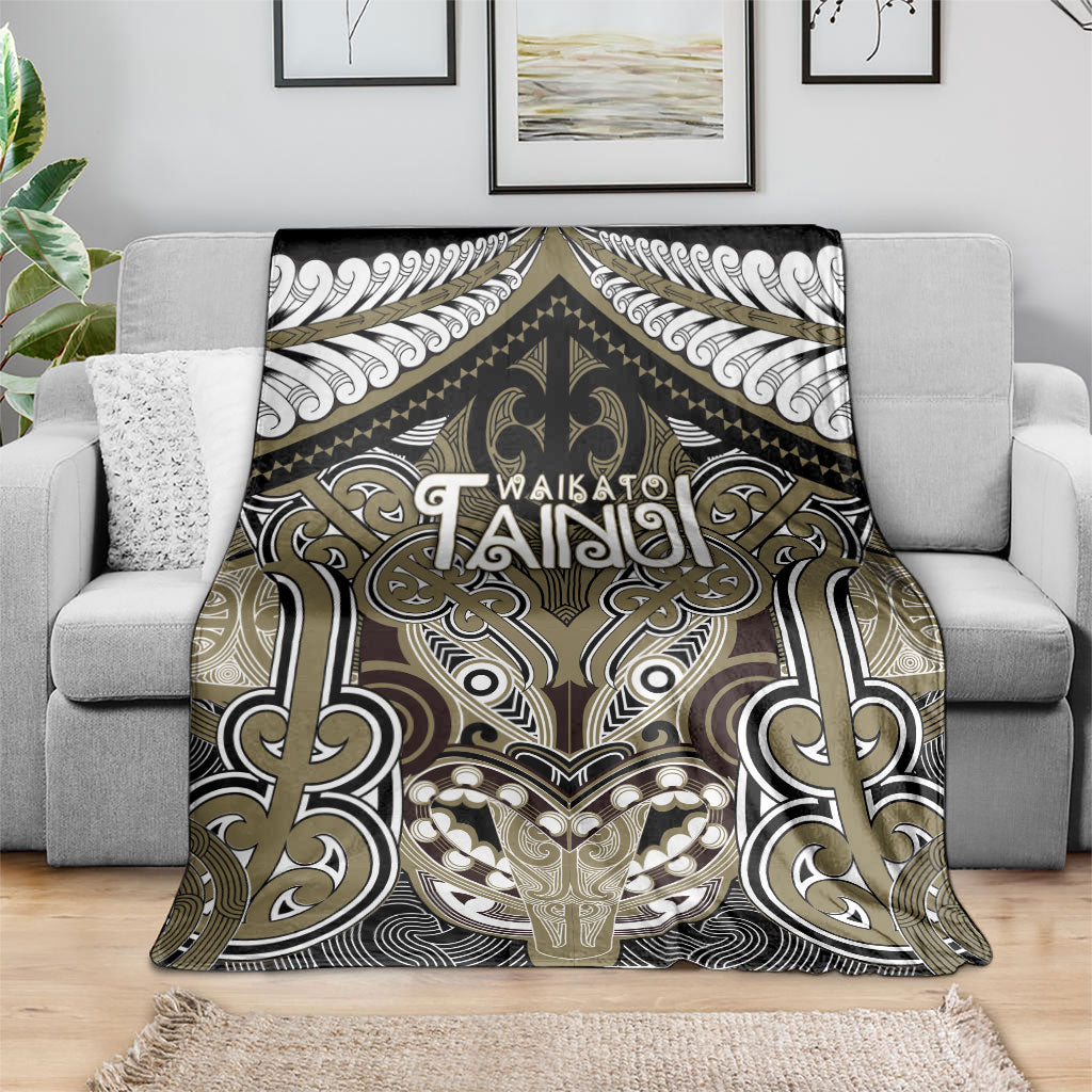 Aotearoa Iwi Waikato Tainui Blanket Maori Kowhaiwhai Pattern LT19 - Polynesian Pride