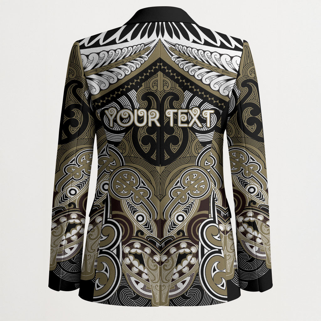 Aotearoa Iwi Waikato Tainui Personalised Blazer Maori Kowhaiwhai Pattern LT19 - Polynesian Pride