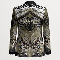 Aotearoa Iwi Waikato Tainui Personalised Blazer Maori Kowhaiwhai Pattern LT19 - Polynesian Pride