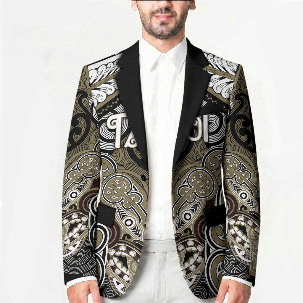 Aotearoa Iwi Waikato Tainui Personalised Blazer Maori Kowhaiwhai Pattern LT19 - Polynesian Pride