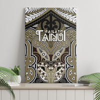 Aotearoa Iwi Waikato Tainui Canvas Wall Art Maori Kowhaiwhai Pattern LT19 - Polynesian Pride