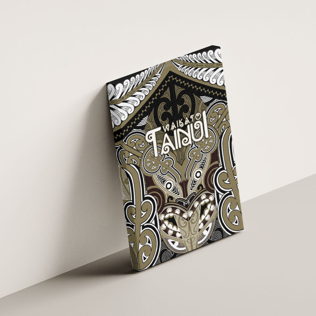 Aotearoa Iwi Waikato Tainui Canvas Wall Art Maori Kowhaiwhai Pattern LT19 - Polynesian Pride