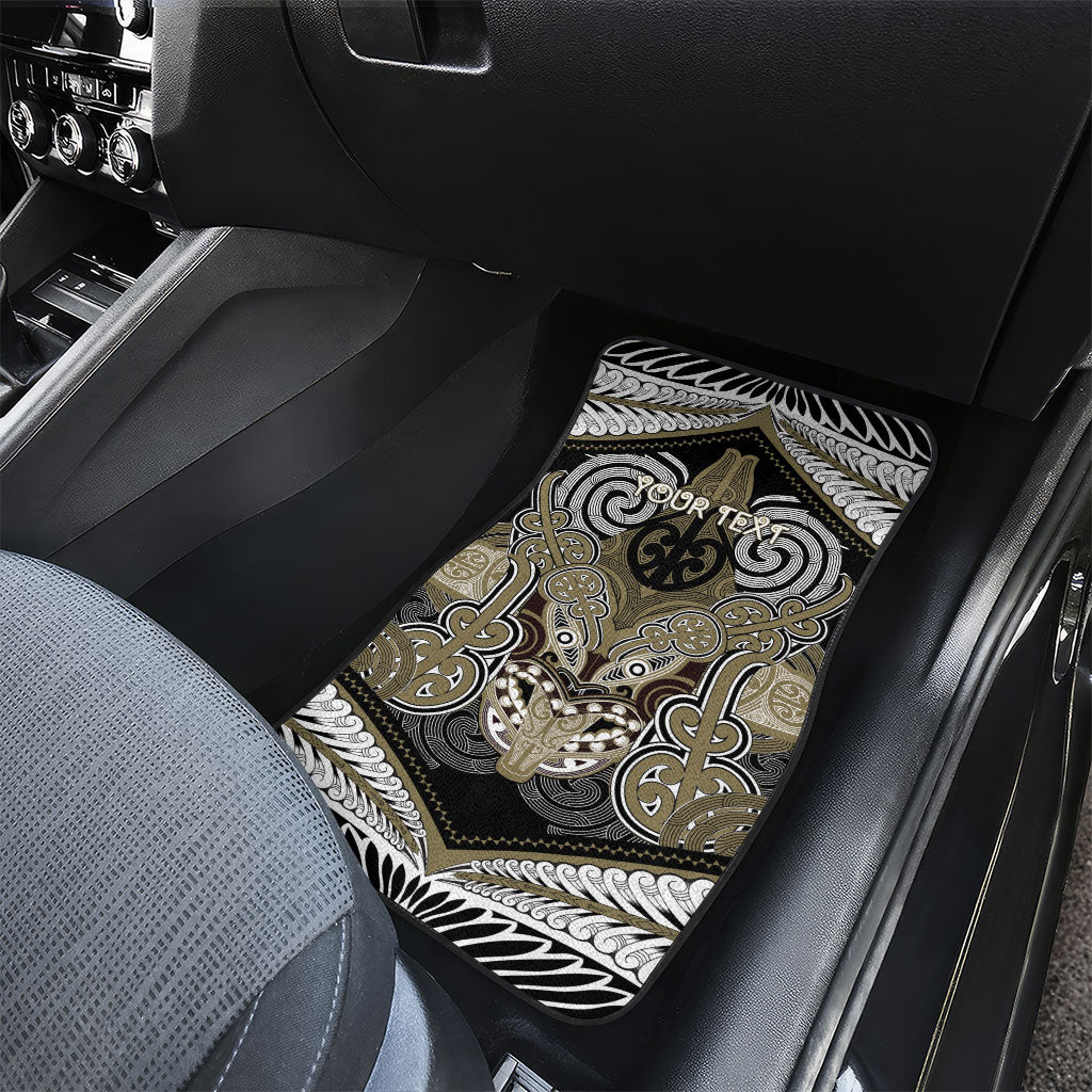 Aotearoa Iwi Waikato Tainui Personalised Car Mats Maori Kowhaiwhai Pattern LT19 - Polynesian Pride