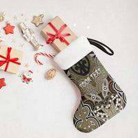 Aotearoa Iwi Waikato Tainui Personalised Christmas Stocking Maori Kowhaiwhai Pattern LT19 - Polynesian Pride