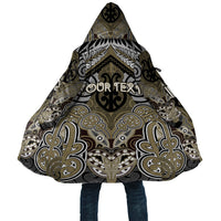 Aotearoa Iwi Waikato Tainui Personalised Cloak Maori Kowhaiwhai Pattern LT19 Unisex Dark Yellow - Polynesian Pride