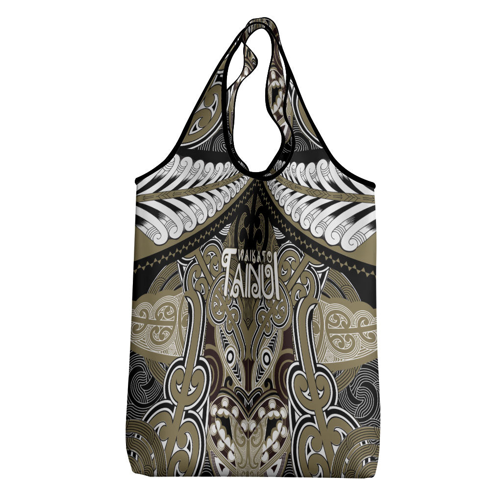 Aotearoa Iwi Waikato Tainui Grocery Bag Maori Kowhaiwhai Pattern LT19 - Polynesian Pride