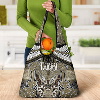Aotearoa Iwi Waikato Tainui Grocery Bag Maori Kowhaiwhai Pattern LT19 - Polynesian Pride