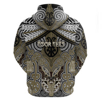 Aotearoa Iwi Waikato Tainui Personalised Hoodie Maori Kowhaiwhai Pattern LT19 - Polynesian Pride