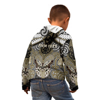 Aotearoa Iwi Waikato Tainui Personalised Kid Hoodie Maori Kowhaiwhai Pattern LT19 - Polynesian Pride
