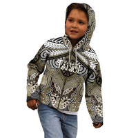 Aotearoa Iwi Waikato Tainui Personalised Kid Hoodie Maori Kowhaiwhai Pattern LT19 - Polynesian Pride