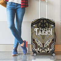 Aotearoa Iwi Waikato Tainui Luggage Cover Maori Kowhaiwhai Pattern LT19 - Polynesian Pride