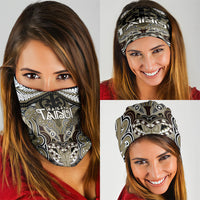 Aotearoa Iwi Waikato Tainui Neck Gaiter Maori Kowhaiwhai Pattern LT19 - Polynesian Pride