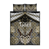 Aotearoa Iwi Waikato Tainui Quilt Bed Set Maori Kowhaiwhai Pattern LT19 - Polynesian Pride