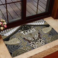 Aotearoa Iwi Waikato Tainui Rubber Doormat Maori Kowhaiwhai Pattern LT19 - Polynesian Pride