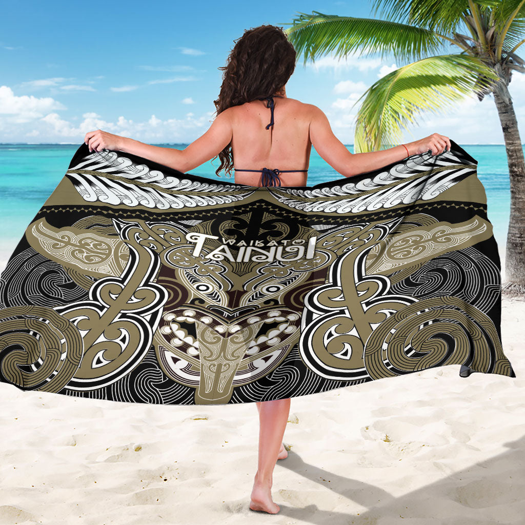 Aotearoa Iwi Waikato Tainui Sarong Maori Kowhaiwhai Pattern LT19 - Polynesian Pride