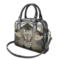 Aotearoa Iwi Waikato Tainui Shoulder Handbag Maori Kowhaiwhai Pattern LT19 - Polynesian Pride