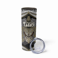 Aotearoa Iwi Waikato Tainui Personalised Skinny Tumbler Maori Kowhaiwhai Pattern LT19 - Polynesian Pride
