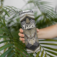 Aotearoa Iwi Waikato Tainui Personalised Skinny Tumbler Maori Kowhaiwhai Pattern LT19 - Polynesian Pride