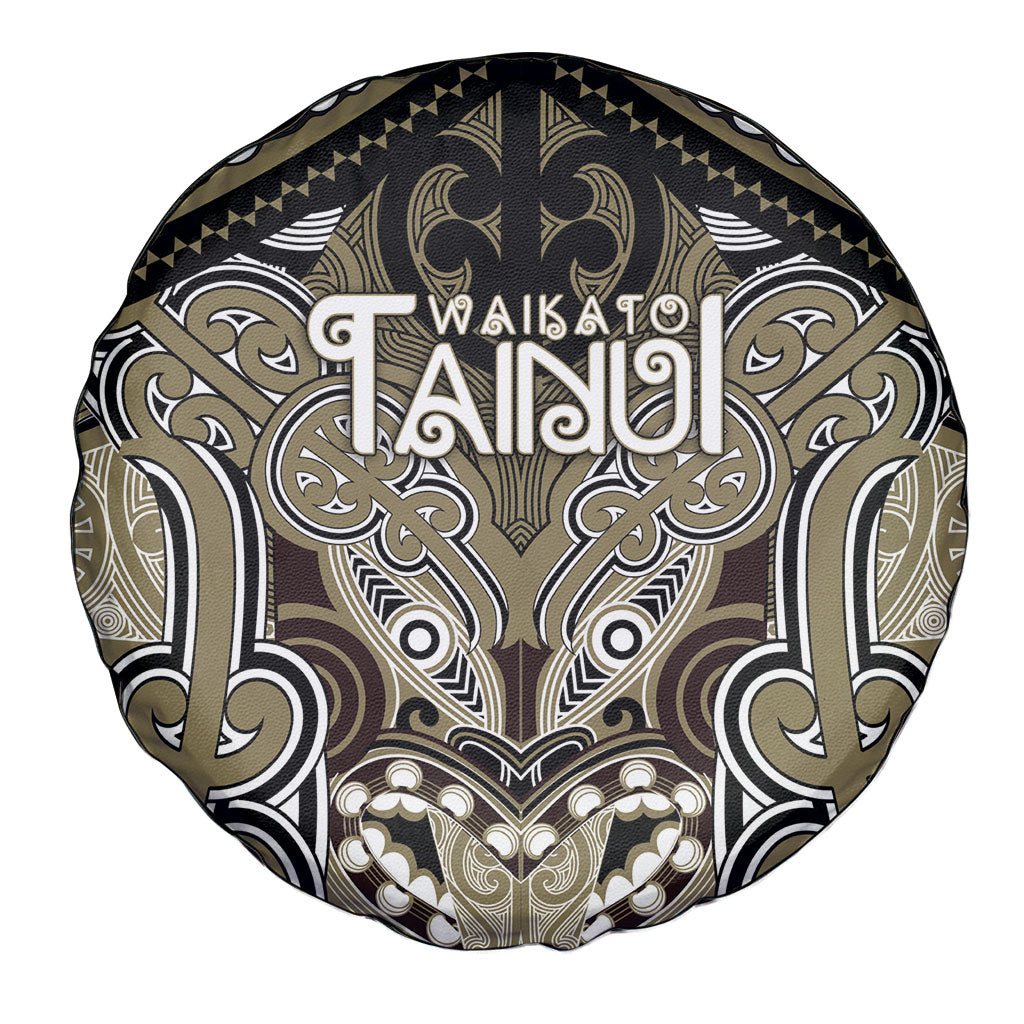 Aotearoa Iwi Waikato Tainui Spare Tire Cover Maori Kowhaiwhai Pattern LT19 - Polynesian Pride