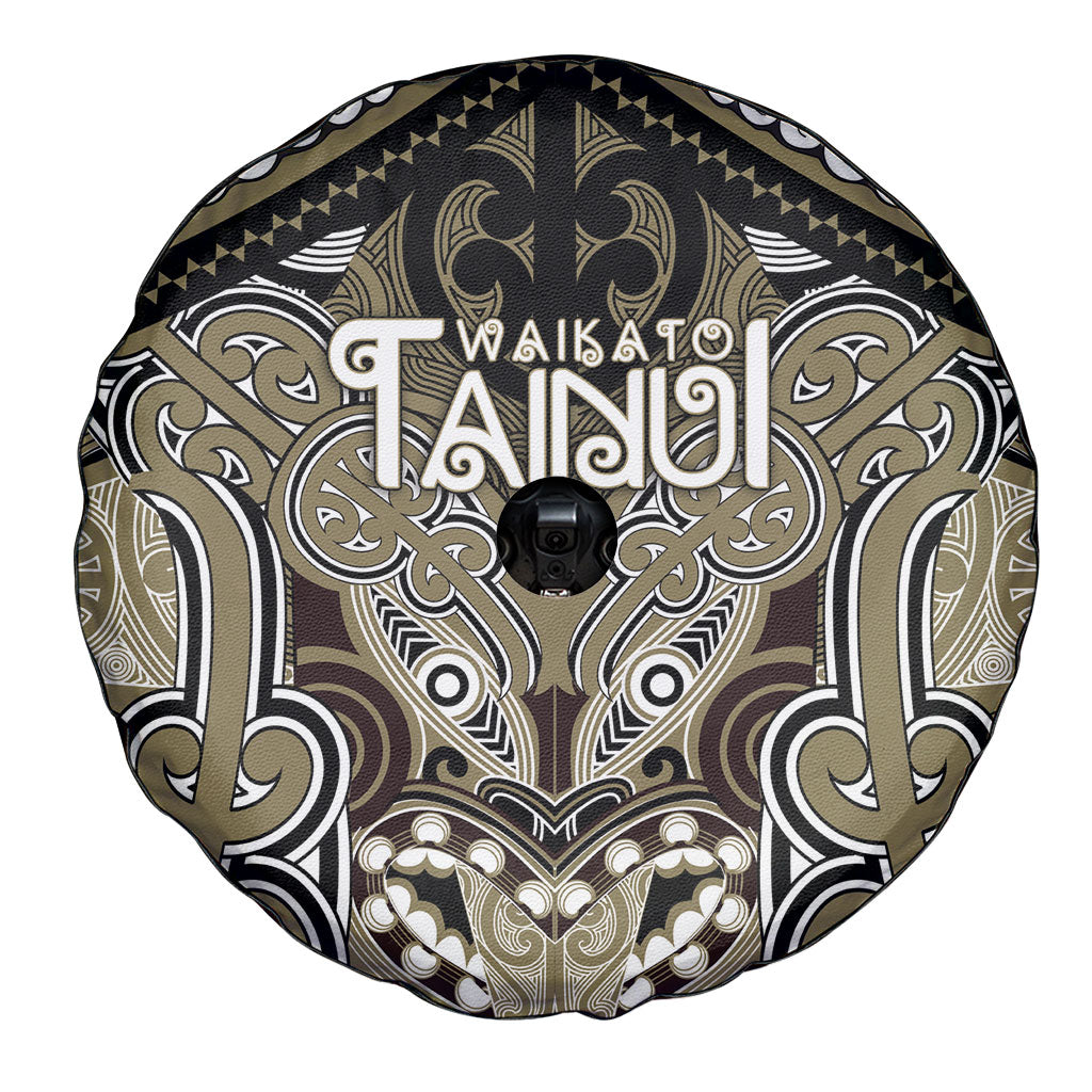 Aotearoa Iwi Waikato Tainui Spare Tire Cover Maori Kowhaiwhai Pattern LT19 - Polynesian Pride