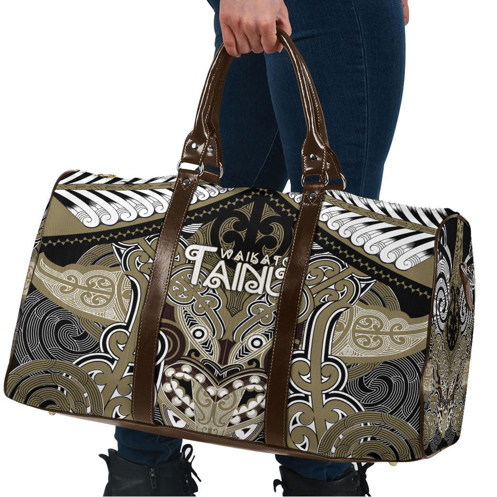 Aotearoa Iwi Waikato Tainui Travel Bag Maori Kowhaiwhai Pattern LT19 - Polynesian Pride