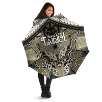 Aotearoa Iwi Waikato Tainui Umbrella Maori Kowhaiwhai Pattern LT19 - Polynesian Pride