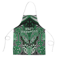 Aotearoa Iwi Ngati Maniapoto Apron Maori Kowhaiwhai Pattern LT19 Green - Polynesian Pride