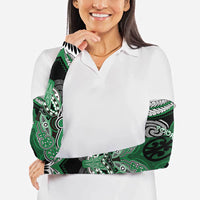 Aotearoa Iwi Ngati Maniapoto Personalised Arm Sleeves Maori Kowhaiwhai Pattern LT19 - Polynesian Pride
