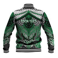 Aotearoa Iwi Ngati Maniapoto Personalised Baseball Jacket Maori Kowhaiwhai Pattern LT19 - Polynesian Pride