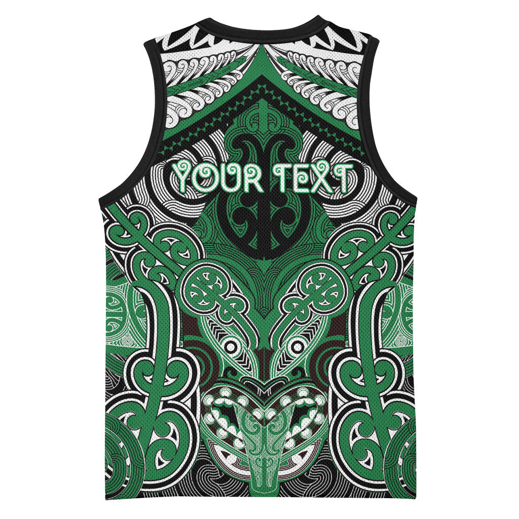 Aotearoa Iwi Ngati Maniapoto Personalised Basketball Jersey Maori Kowhaiwhai Pattern LT19 - Polynesian Pride