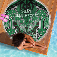 Aotearoa Iwi Ngati Maniapoto Beach Blanket Maori Kowhaiwhai Pattern LT19 - Polynesian Pride
