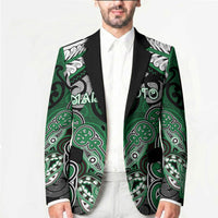 Aotearoa Iwi Ngati Maniapoto Personalised Blazer Maori Kowhaiwhai Pattern LT19 - Polynesian Pride