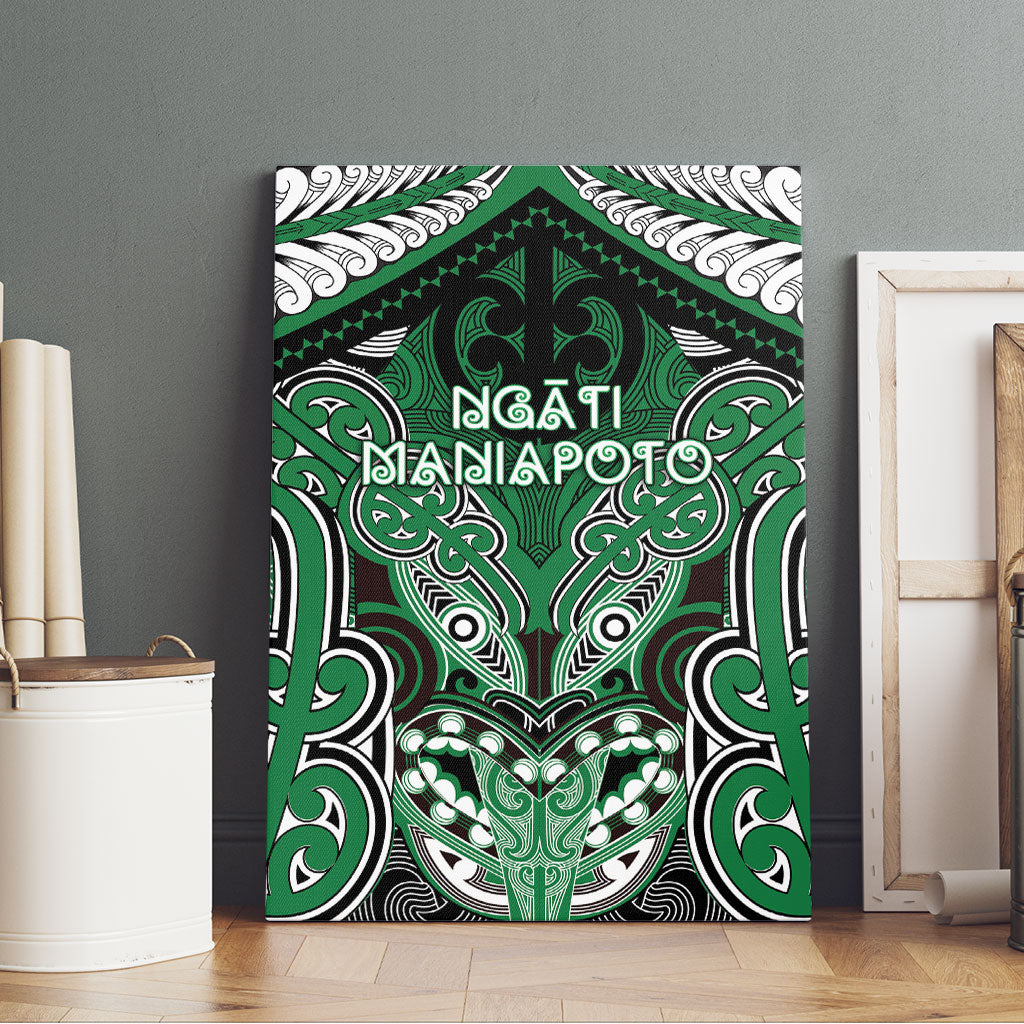 Aotearoa Iwi Ngati Maniapoto Canvas Wall Art Maori Kowhaiwhai Pattern LT19 - Polynesian Pride