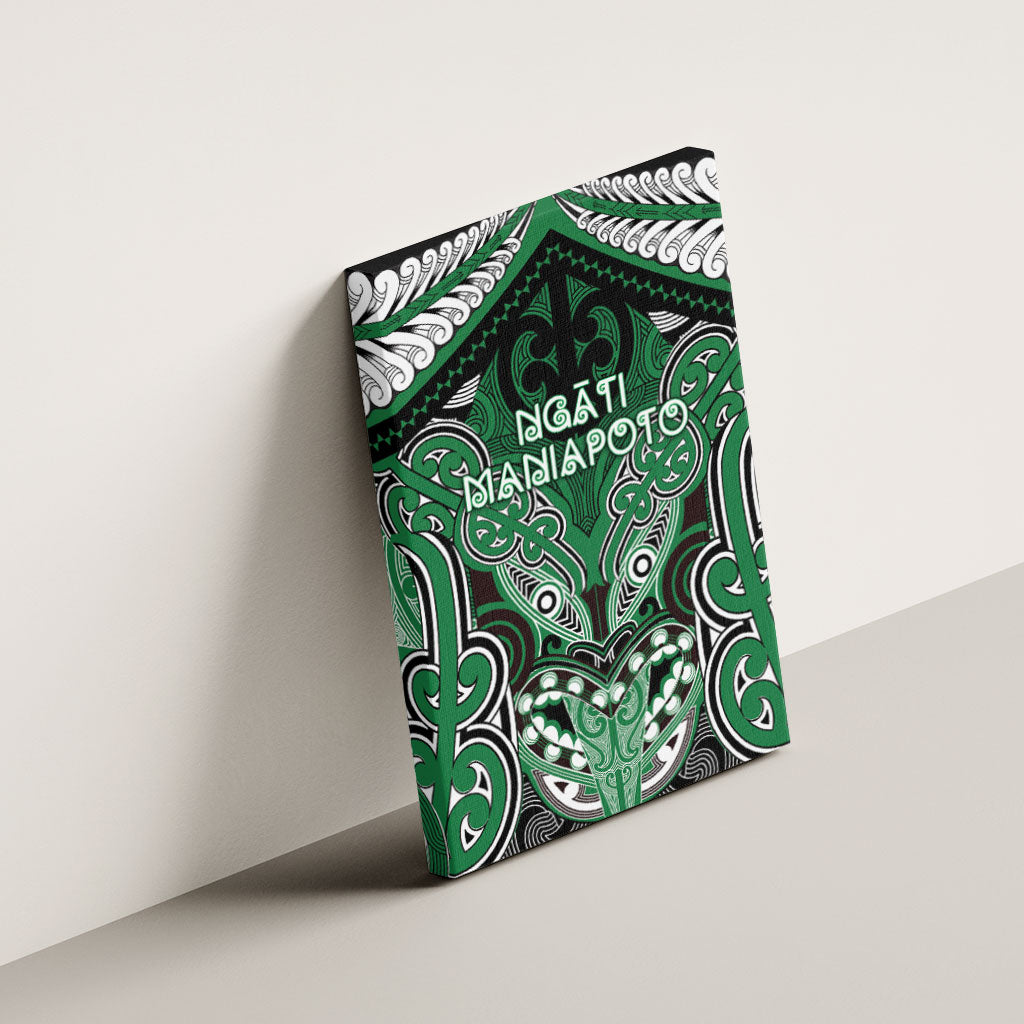 Aotearoa Iwi Ngati Maniapoto Canvas Wall Art Maori Kowhaiwhai Pattern LT19 - Polynesian Pride