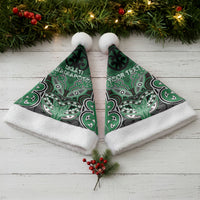 Aotearoa Iwi Ngati Maniapoto Personalised Christmas Santa Hat Maori Kowhaiwhai Pattern LT19 - Polynesian Pride