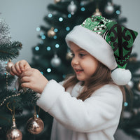 Aotearoa Iwi Ngati Maniapoto Personalised Christmas Santa Hat Maori Kowhaiwhai Pattern LT19 - Polynesian Pride