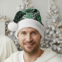 Aotearoa Iwi Ngati Maniapoto Personalised Christmas Santa Hat Maori Kowhaiwhai Pattern LT19 - Polynesian Pride