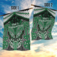 Aotearoa Iwi Ngati Maniapoto Garden Flag Maori Kowhaiwhai Pattern LT19 - Polynesian Pride