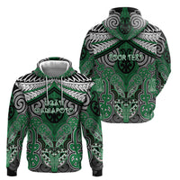 Aotearoa Iwi Ngati Maniapoto Personalised Hoodie Maori Kowhaiwhai Pattern LT19 - Polynesian Pride