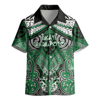 Aotearoa Iwi Ngati Maniapoto Personalised Kid Hawaiian Shirt Maori Kowhaiwhai Pattern LT19 - Polynesian Pride