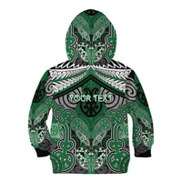 Aotearoa Iwi Ngati Maniapoto Personalised Kid Hoodie Maori Kowhaiwhai Pattern LT19 - Polynesian Pride
