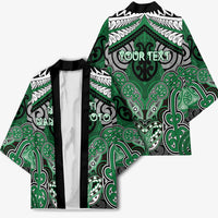 Aotearoa Iwi Ngati Maniapoto Personalised Kimono Maori Kowhaiwhai Pattern LT19 - Polynesian Pride