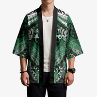 Aotearoa Iwi Ngati Maniapoto Personalised Kimono Maori Kowhaiwhai Pattern LT19 - Polynesian Pride