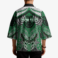 Aotearoa Iwi Ngati Maniapoto Personalised Kimono Maori Kowhaiwhai Pattern LT19 - Polynesian Pride