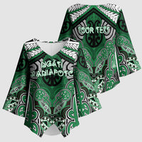 Aotearoa Iwi Ngati Maniapoto Personalised Kimono Sleeve Blouse Maori Kowhaiwhai Pattern LT19 - Polynesian Pride