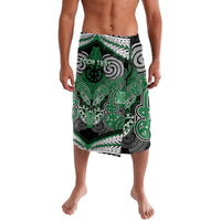 Aotearoa Iwi Ngati Maniapoto Personalised Lavalava Maori Kowhaiwhai Pattern LT19 Green - Polynesian Pride